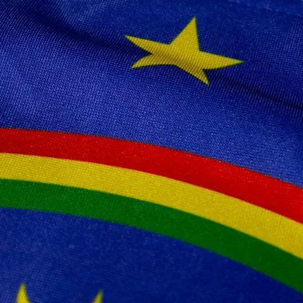 Detalhe do acabamento da bandeira de Pernambuco