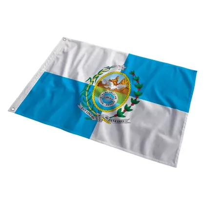 Bandeira do Rio de Janeiro ao vento